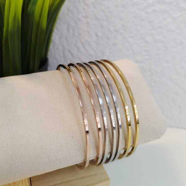 Conjunto 7 Escravas com Faces Quadradas